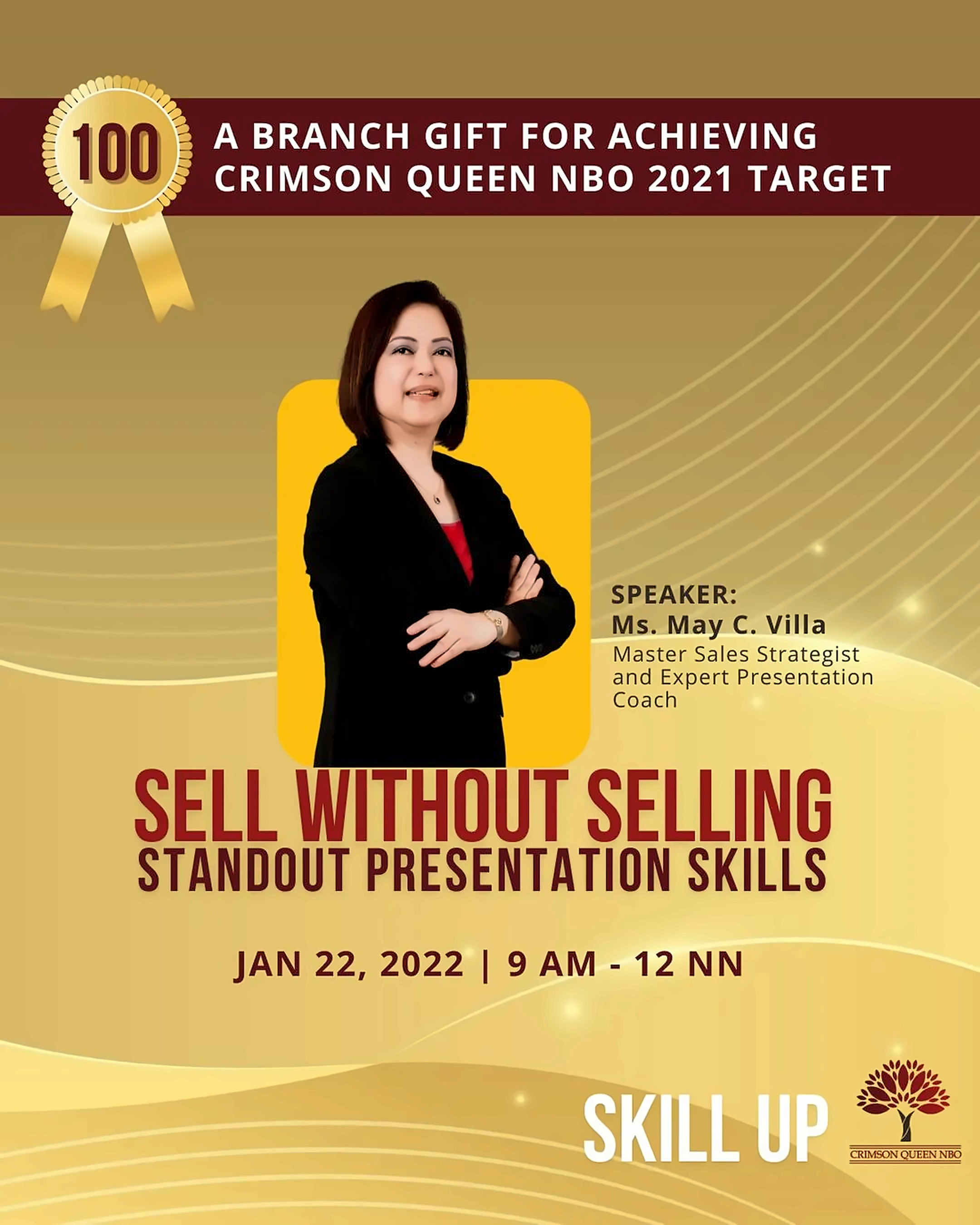 MCV speaking event poster